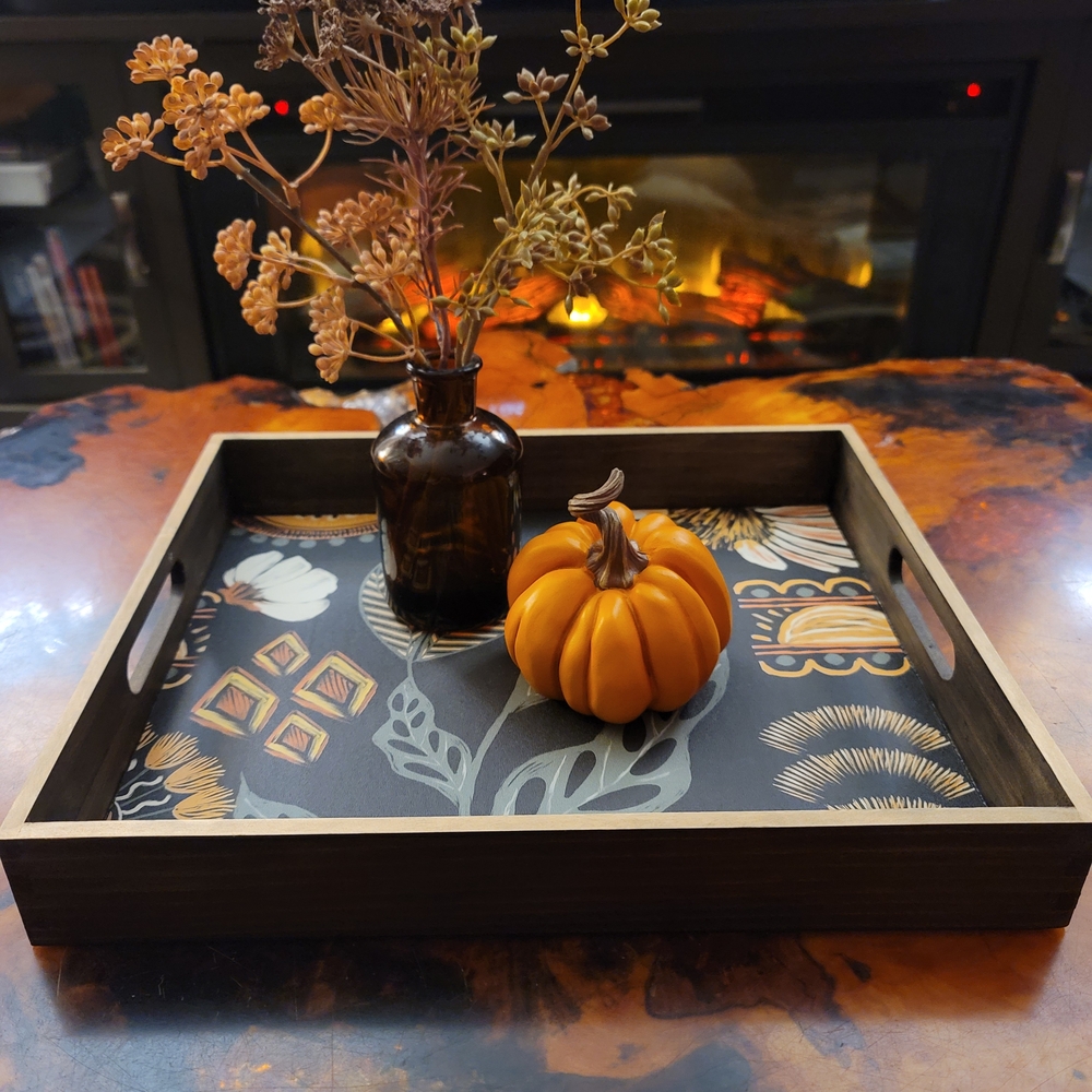 Boho Botanical Decorative Tray - Picture 4 of 4